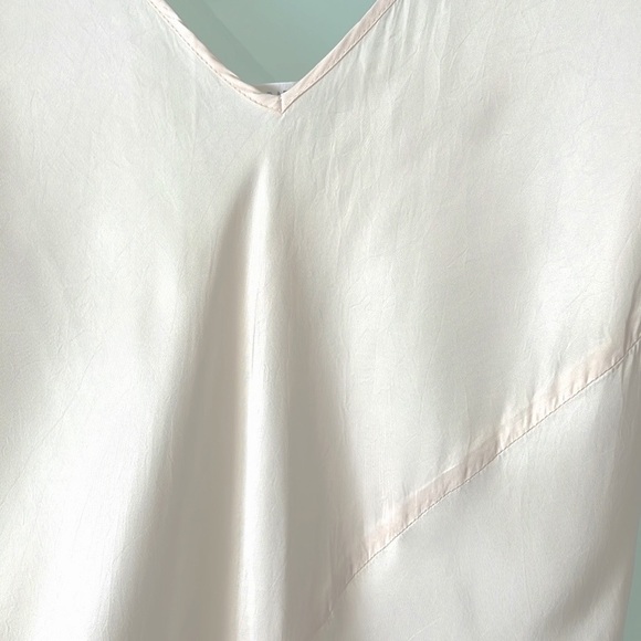 Babaton Satin Slip Dress in Pale Blush/Champagne - fits size S/M - Picture 4 of 4
